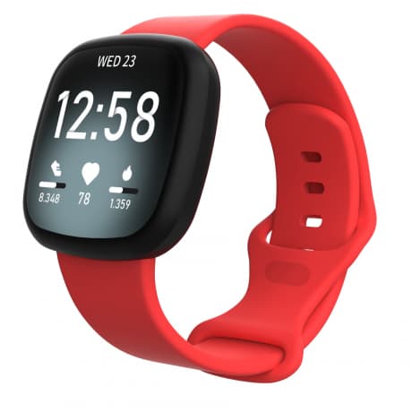 BStrap Silicone (Large) remienok na Fitbit Versa 3, red (SFI013C03) 1