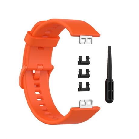 BStrap Silicone remienok na Huawei Watch Fit, orange (SHU005C04) 1