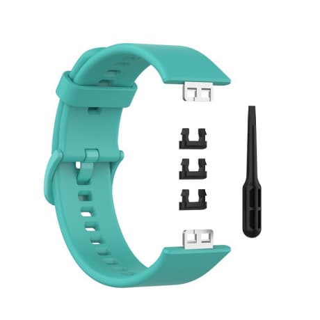 BStrap Silicone remienok na Huawei Watch Fit, teal (SHU005C05) 1
