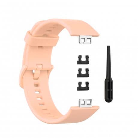 BStrap Silicone remienok na Huawei Watch Fit, sand pink (SHU005C06) 1