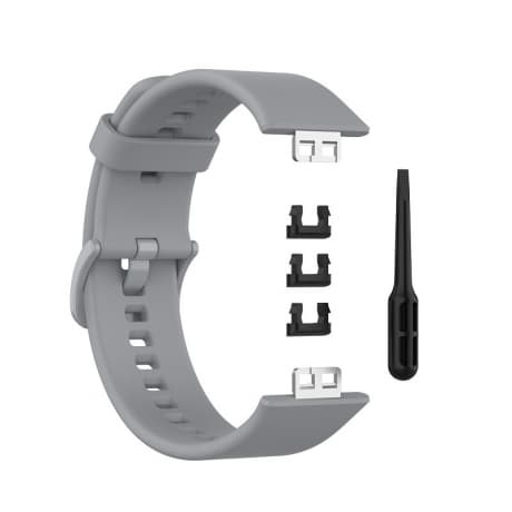 BStrap Silicone remienok na Huawei Watch Fit, gray (SHU005C08) 1