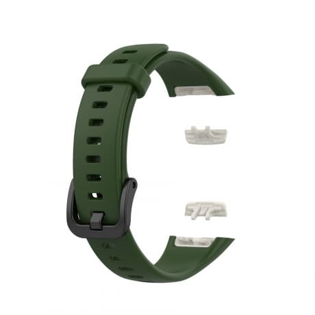 BStrap Silicone remienok na Honor Band 6 / Huawei Band 6, army green (SHO003C05) 1