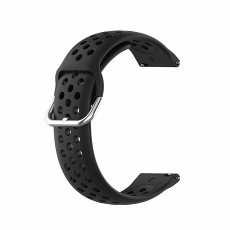 BStrap Silicone Dots remienok na Garmin Venu 2S, black (SGA007C0102) 1