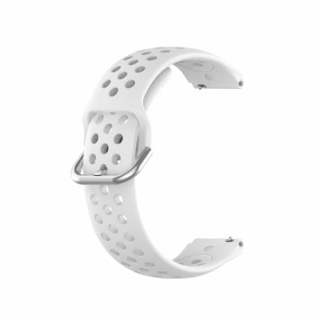 NEOGO SmartWatch Glam / Glam 2 Silicone Dots remienok, White (SGA007C0201) 1