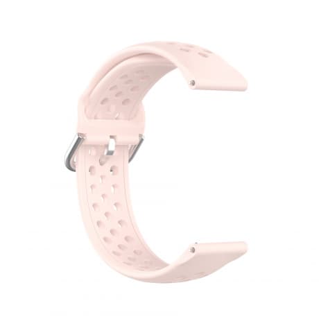 BStrap Silicone Dots remienok na Garmin Vivoactive 4s, sand pink (SGA007C05)