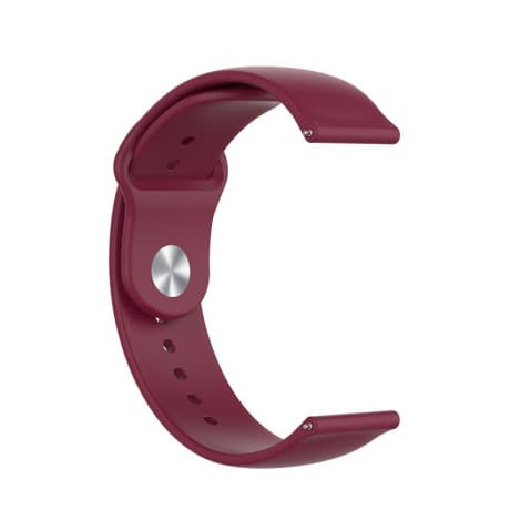 BStrap Silicone remienok na Garmin Vivoactive 4s, vine red (SGA009C05) 1