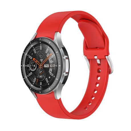 Bstrap Silicone remienok na Samsung Galaxy Watch 4 / 5 / 5 Pro / 6, red (SSG017C03) 1