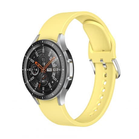 Bstrap Silicone remienok na Samsung Galaxy Watch 4 / 5 / 5 Pro / 6, yellow (SSG017C04) 1