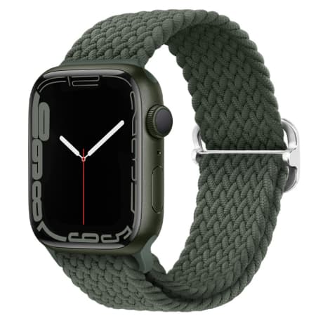 BStrap Elastic Nylon remienok na Apple Watch 38/40/41mm, olive green (SAP013C03) 1