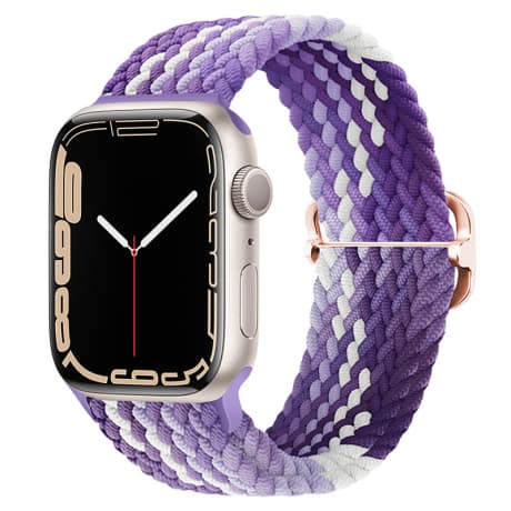 BStrap Elastic Nylon remienok na Apple Watch 38/40/41mm, grape (SAP013C18) 1