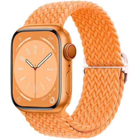BStrap Elastic Nylon remienok na Apple Watch 38/40/41mm, bright orange (SAP013C28) 1