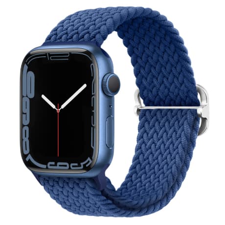 BStrap Elastic Nylon remienok na Apple Watch 42/44/45mm, cold blue (SAP013C30) 1
