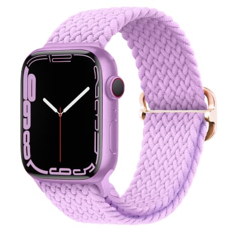 BStrap Elastic Nylon remienok na Apple Watch 42/44/45mm, lila (SAP013C41) 1