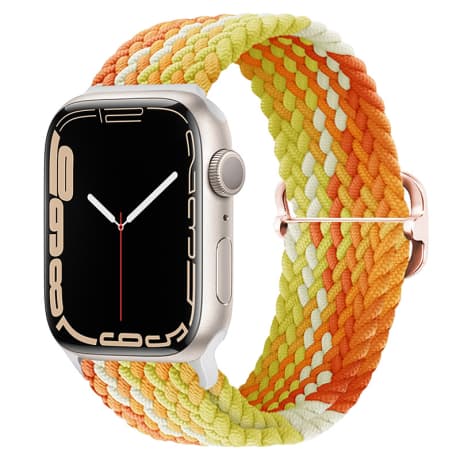 BStrap Elastic Nylon remienok na Apple Watch 42/44/45mm, fragrant orange (SAP013C45) 1