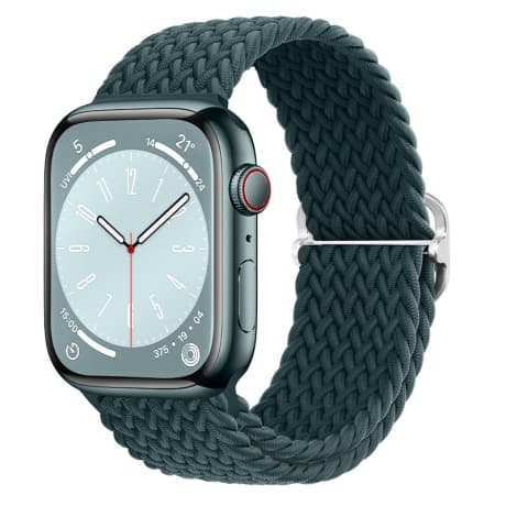 BStrap Elastic Nylon remienok na Apple Watch 42/44/45mm, rainforest green (SAP013C50) 1