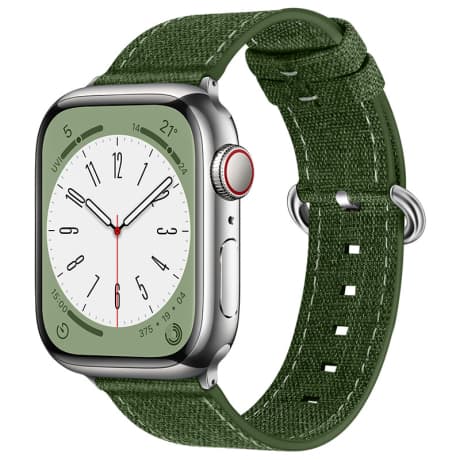 BStrap Denim remienok na Apple Watch 42/44/45mm, olive green (SAP015C16) 1
