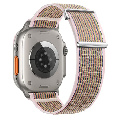 BStrap Velcro Nylon remienok na Apple Watch 38/40/41mm, silty sand (SAP016C05) 1