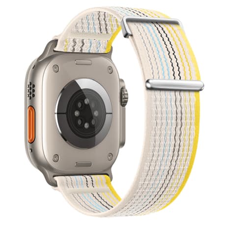 BStrap Velcro Nylon remienok na Apple Watch 38/40/41mm, starlight (SAP016C11) 1