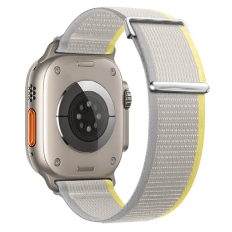 BStrap Velcro Nylon remienok na Apple Watch 42/44/45mm, yellow beige (SAP016C13) 1