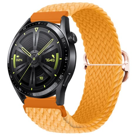 BStrap Elastic Nylon remienok na Garmin Vivoactive 5, orange 1