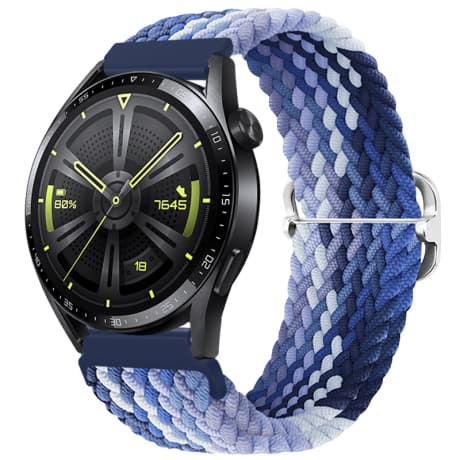 BStrap Elastic Nylon remienok na Garmin Vivoactive 5, blueberry 1