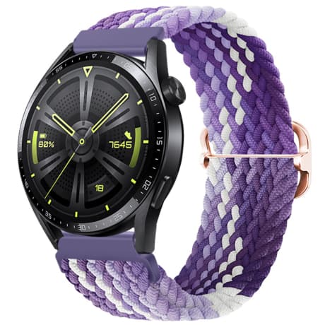 BStrap Elastic Nylon remienok na Garmin Venu 2 Plus, grape (SSG024C1209) 1