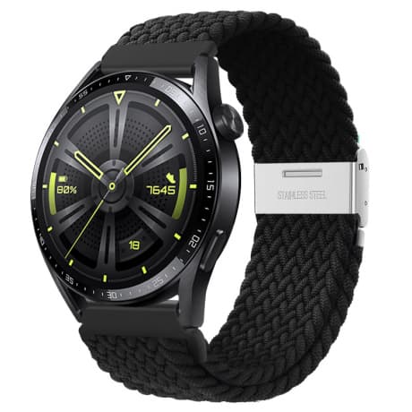 BStrap Elastic Nylon 2 remienok na Garmin Vivoactive 5, black 1
