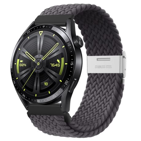 BStrap Elastic Nylon 2 remienok na Xiaomi Amazfit GTR Mini, space ash 1