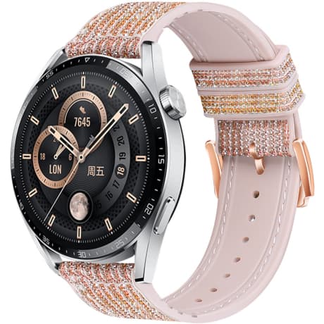 BStrap Glitter remienok na Garmin Venu 2 Plus, golden red (SSG032C0209) 1