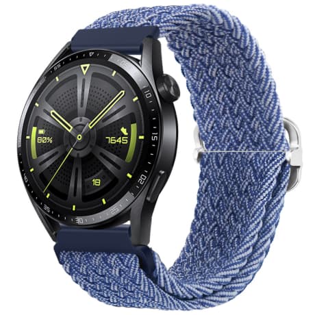 BStrap Braid Nylon remienok na Garmin Vivoactive 3, blue white (SSG034C0106) 1