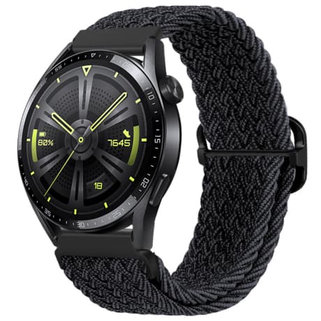 BStrap Braid Nylon remienok na Garmin Venu 2 Plus, black (SSG034C0209) 1