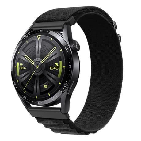 BStrap Nylon Loop remienok na Garmin Vivoactive 5, black 1