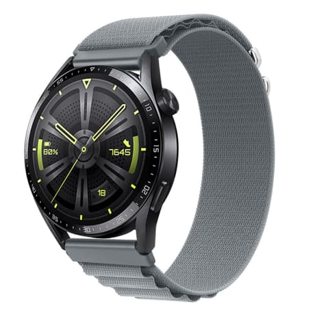 BStrap Nylon Loop remienok na Garmin Vivoactive 3, gray (SSG036C0506) 1