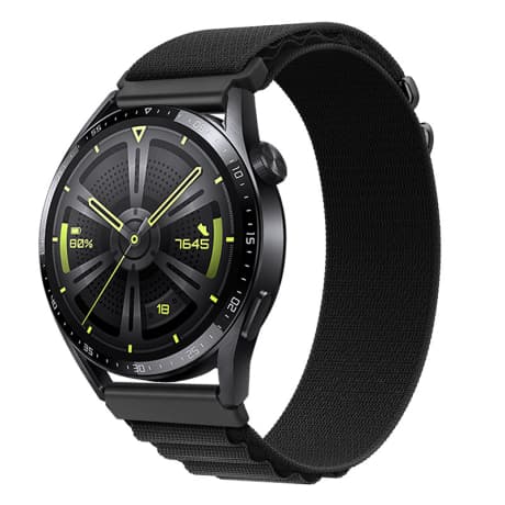 BStrap Nylon Loop remienok na Garmin Vivoactive 4, black (SSG037C0105) 1