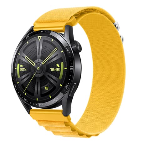 BStrap Nylon Loop remienok na Samsung Gear S3, yellow (SSG037C09)