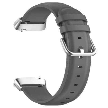 BStrap Leather remienok na Xiaomi Redmi Watch 3 Active / Lite, gray 1