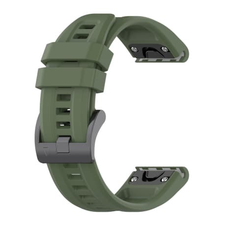 BStrap Silicone Carson remienok na Garmin Fenix 5 / 6 / 6 Pro / 7 / 8 / E 47mm, army green 1