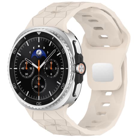 BStrap Silicone Grid remienok na Samsung Galaxy Watch 8, starlight 1