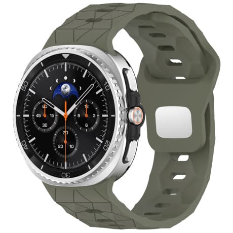 BStrap Silicone Grid remienok na Samsung Galaxy Watch 8, green 1