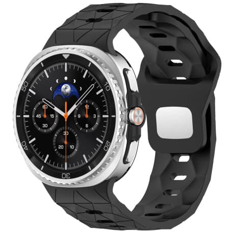 BStrap Silicone Grid remienok na Samsung Galaxy Watch 8, black