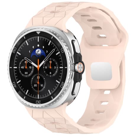 BStrap Silicone Grid remienok na Samsung Galaxy Watch 8, pink 1
