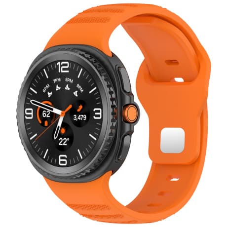 BStrap Silicone Dotline remienok na Samsung Galaxy Watch 8, orange