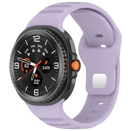 BStrap Silicone Dotline remienok na Samsung Galaxy Watch 8, purple
