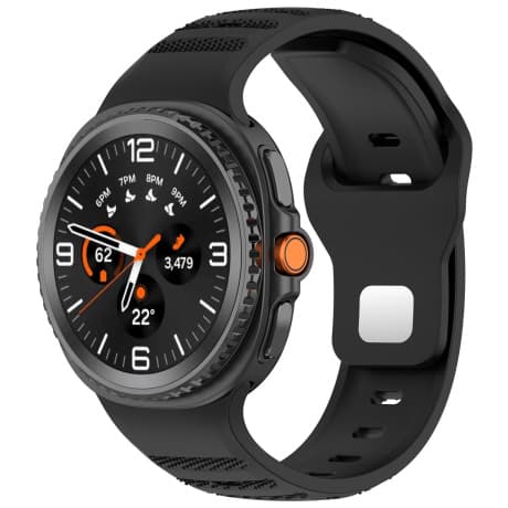 BStrap Silicone Dotline remienok na Samsung Galaxy Watch 8, black