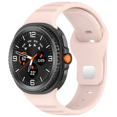 BStrap Silicone Dotline remienok na Samsung Galaxy Watch 8, pink 1