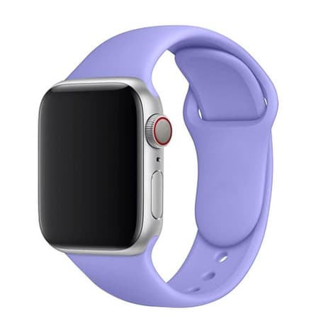 BStrap Soft Silicone remienok na Apple Watch 42/44/45mm, Light Purple (SAP008C14) 1