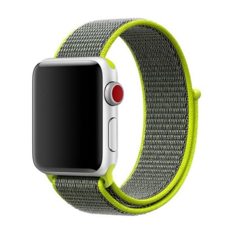 BStrap Nylon remienok na Apple Watch 38/40/41mm, Green (SAP005C03) 1