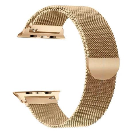 BStrap Milanese remienok na Apple Watch 42/44/45mm, Golden (SAP004C11)