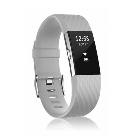 BStrap Silicone Diamond (Small) remienok na Fitbit Charge 2, gray (SFI002C22) 1