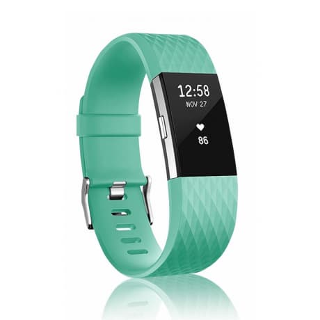 BStrap Silicone Diamond (Large) remienok na Fitbit Charge 2, teal (SFI002C14) 1